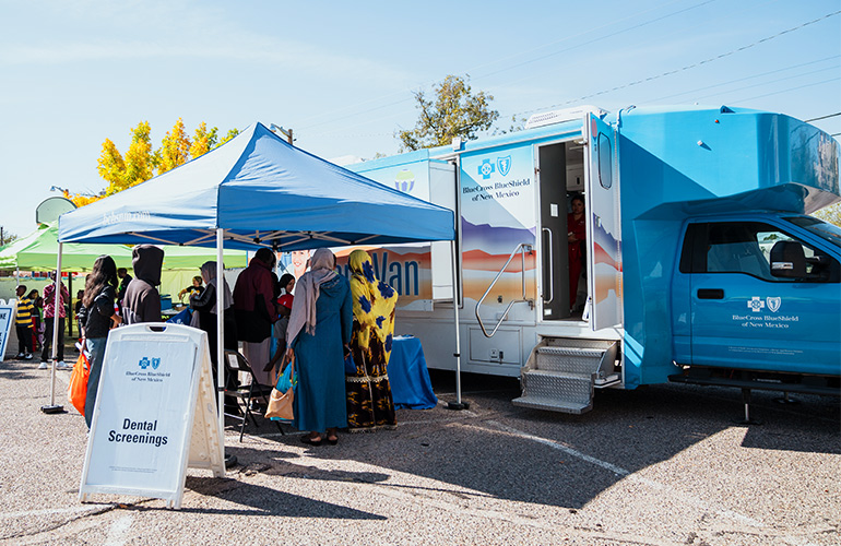 Blue Cross and Blue Shield of New Mexico and Utopia Dental collaborate to provide no-cost dental screenings.